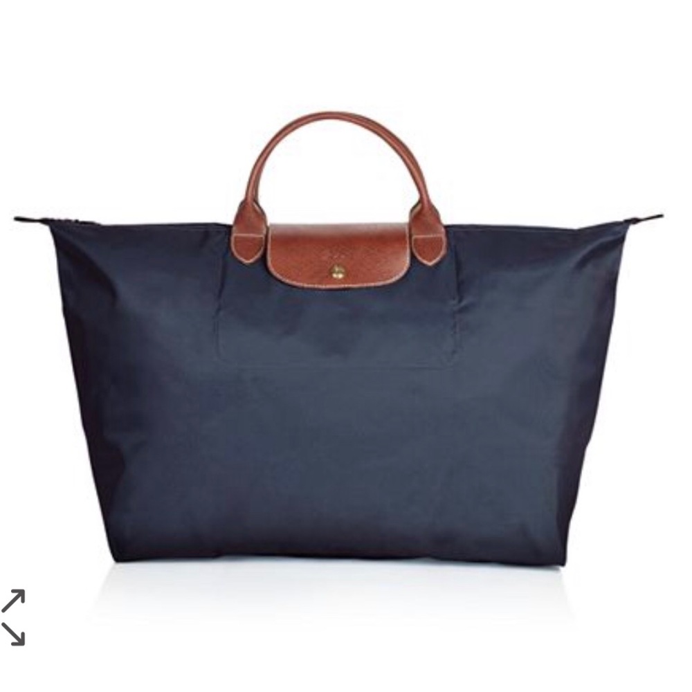 Longchamp Le Pliage Weekender/Overnight Bag - Navy